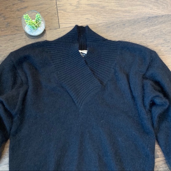 Vintage Carlisle Angora Rabbit Hair Fluffy Sweater - Picture 2 of 7